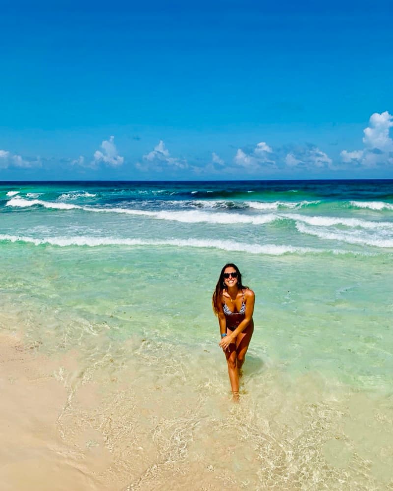 Patient in recovery room with ocean view